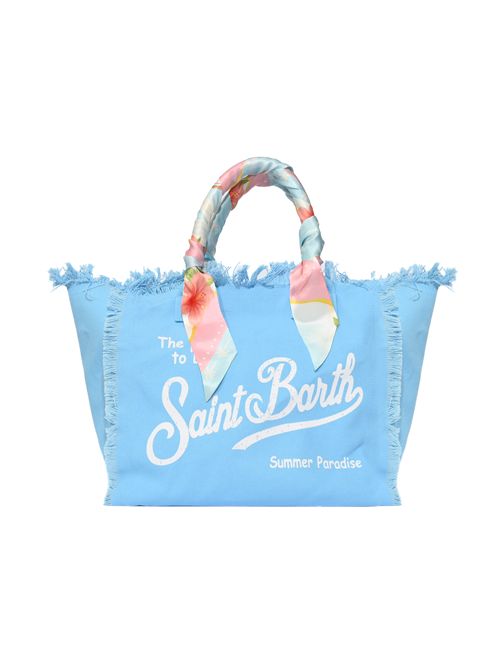Borsa Vanity in canvas di cotone con foulard Mc2 Saint Barth | VANI04509250L